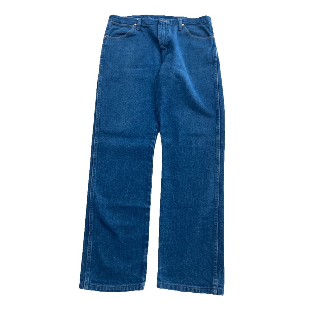 Wrangler Denim Jeans Men's 38x34 Straight Cowboy Western‎ Work